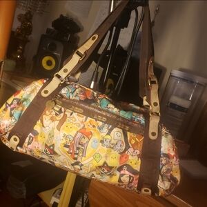 Rare Tokidoki Lesportsac Pirate Print Tote /Shoulder Bag (2007)
